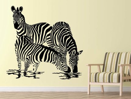 Zebras Wall Decals African Animals