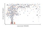 Blowing Tree Wall Decal