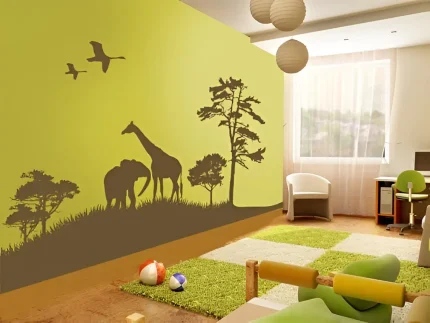 African Safari Kids Wall Decals