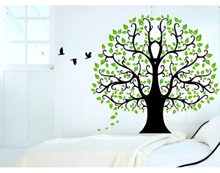 Birds and Fantasy Tree Wall Decals