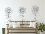 Sunflower Wall Decals