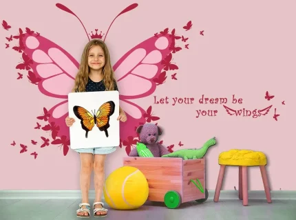 Butterfly Wall Decals Let Your Dream Be Your Wings