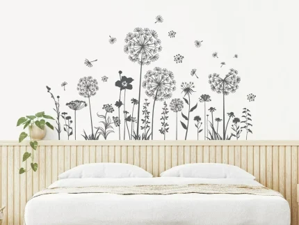 Blowing Dandelion Wall Decal