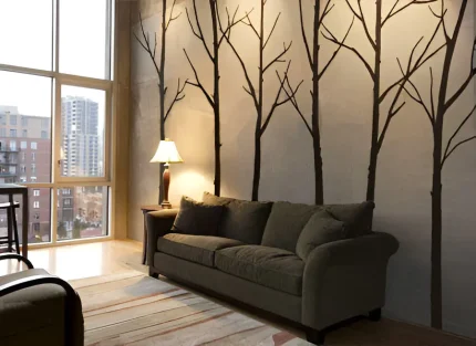 Winter Tree Forest Wall Decals