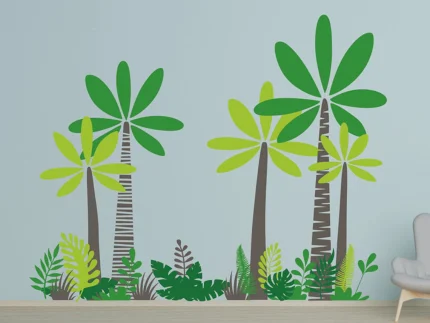 Large Palm Tree Wall Decals