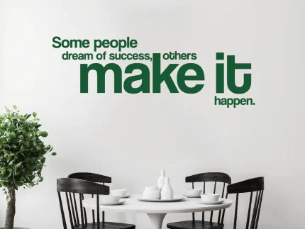 Inspirational Office Wall Decals Make It Happen