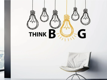 Think Big Office Inspirational Wall Decals