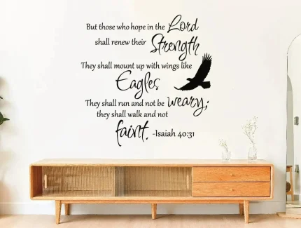 Bible Verse Wall Decals Isaiah 40:31