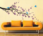 Plum Blossom with Bird Wall Decals