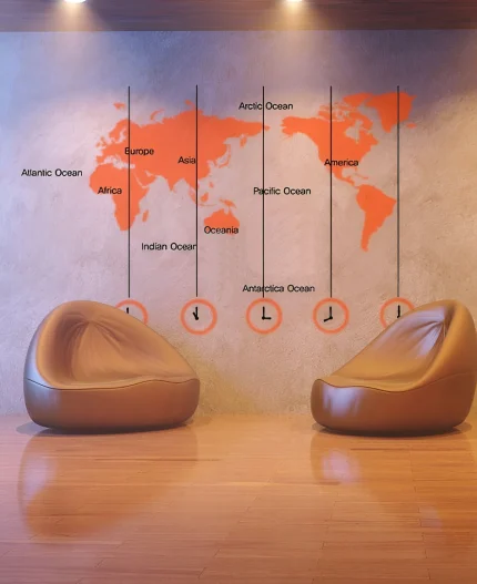 World Map Wall Decals